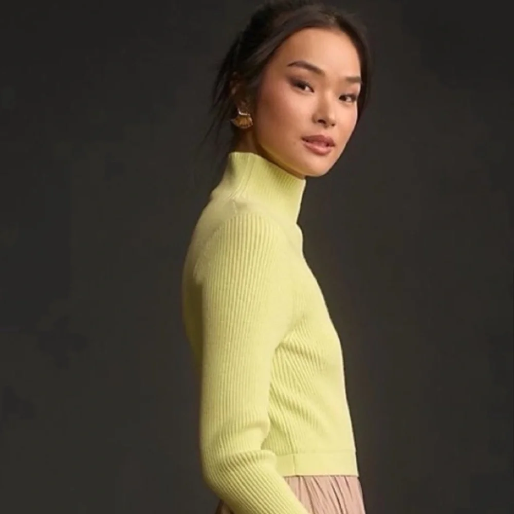 Anthropologie The Thea Twofer Sweater Dress Neutral Combo - Picture 4 of 6